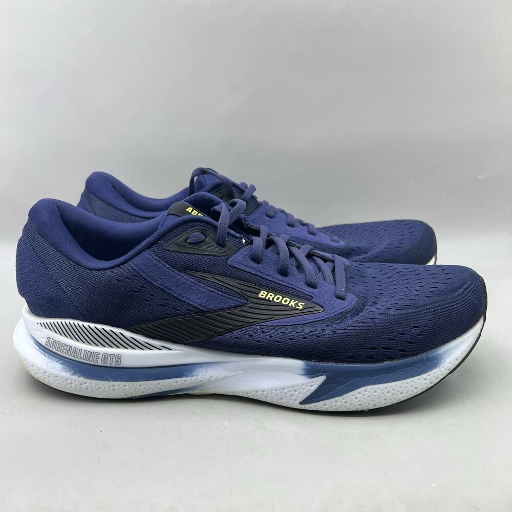 Brooks Adrenaline GTS 24 Running Shoes Men's 11.5 2E Wide Blue Comfort Sneakers